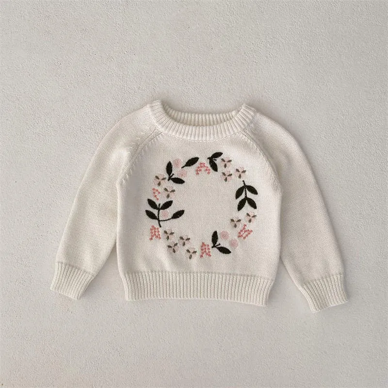Circle of Flowers Sweater