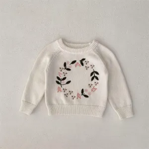 Circle of Flowers Sweater