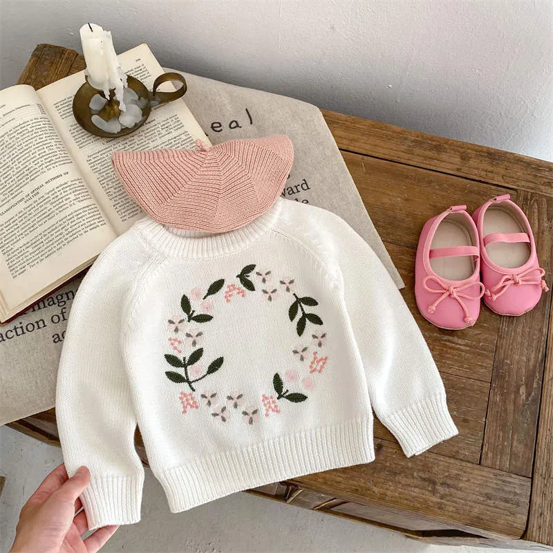 Circle of Flowers Sweater
