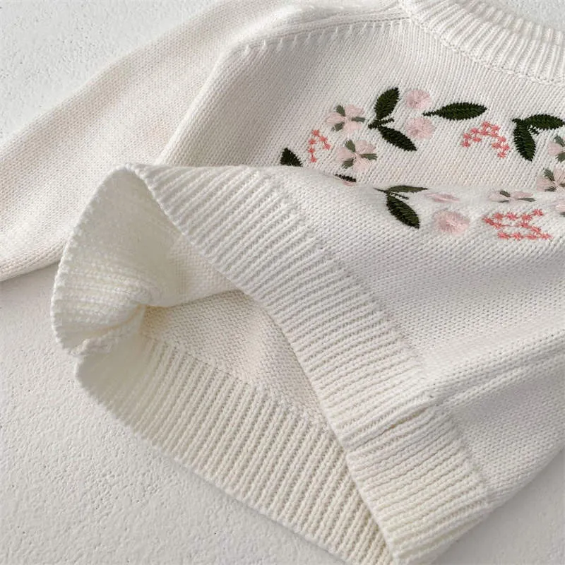 Circle of Flowers Sweater