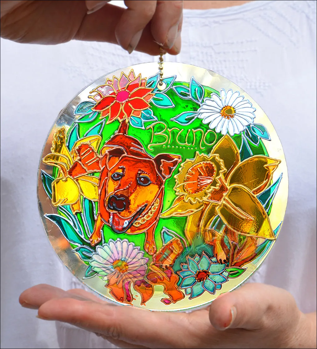 Customised Pet Loss Stained Glass