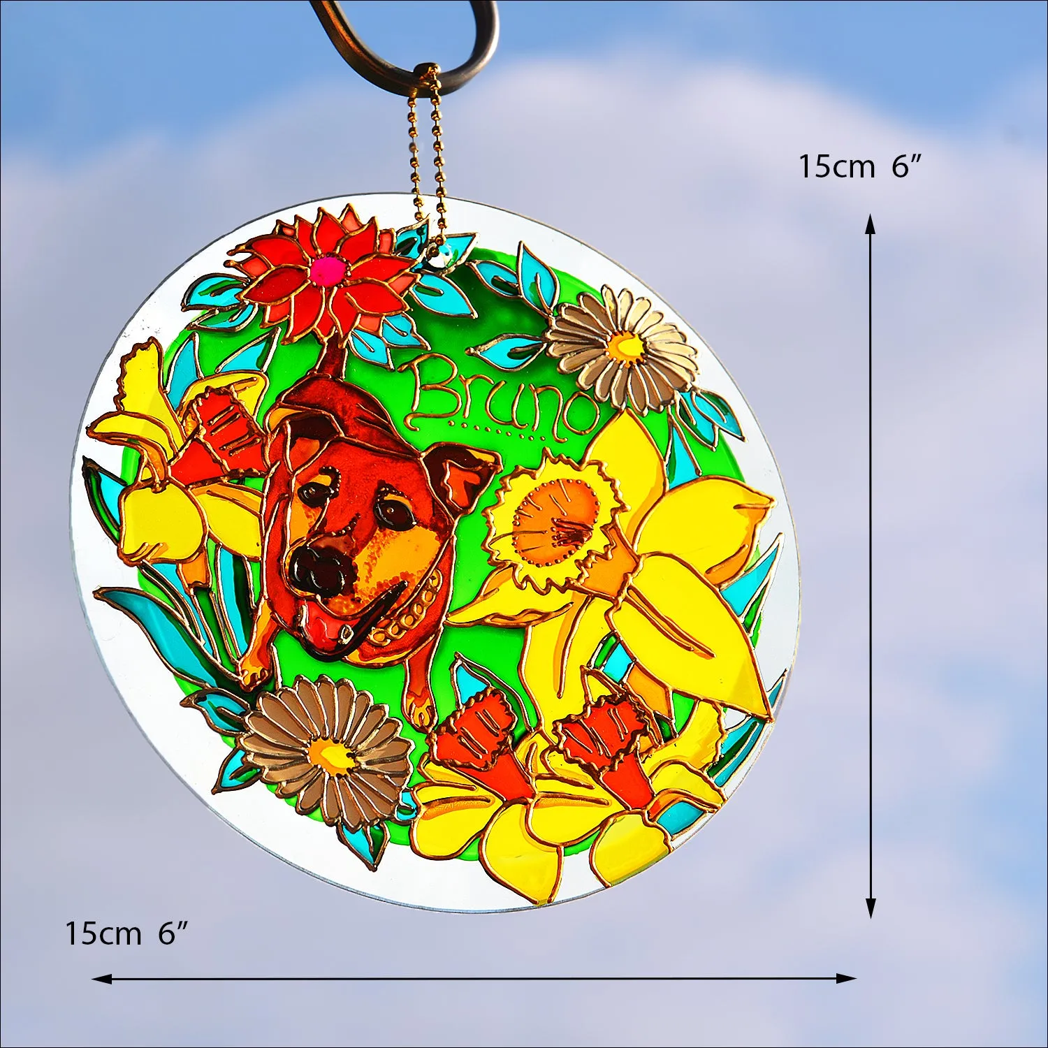 Customised Pet Loss Stained Glass
