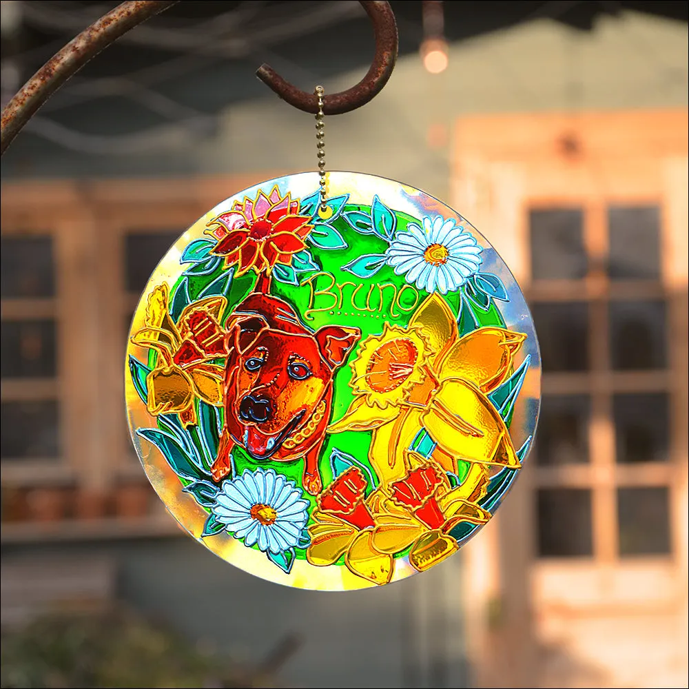 Customised Pet Loss Stained Glass