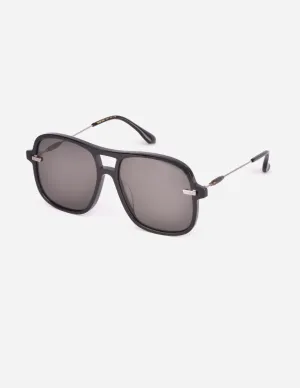 Double Bridge Oversized Sunglasses