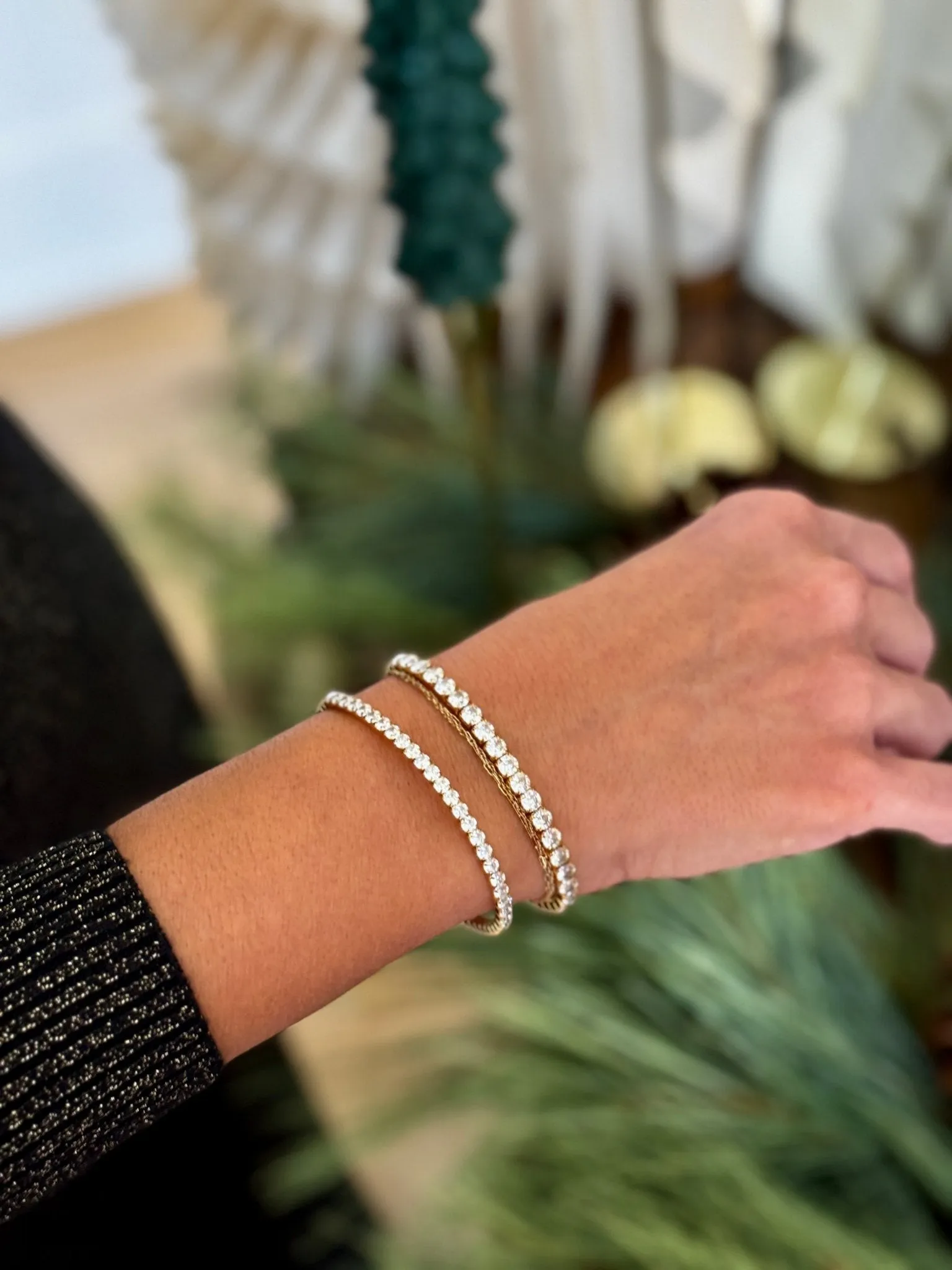 Eileen Bracelet (Large CZ)