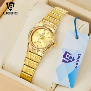 Fashion Quartz Wristwatch Women Men Luxury Full Steel 3bar Waterproof Watches for Female Ladies Clock