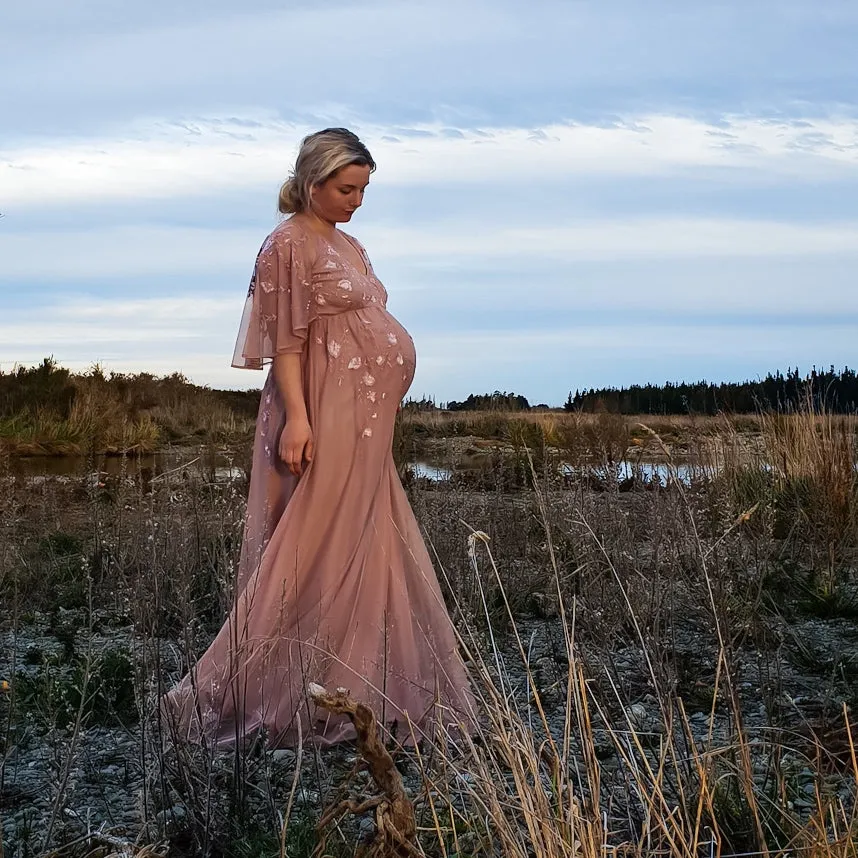 Flutter Sleeve Maternity Dress | Size 10