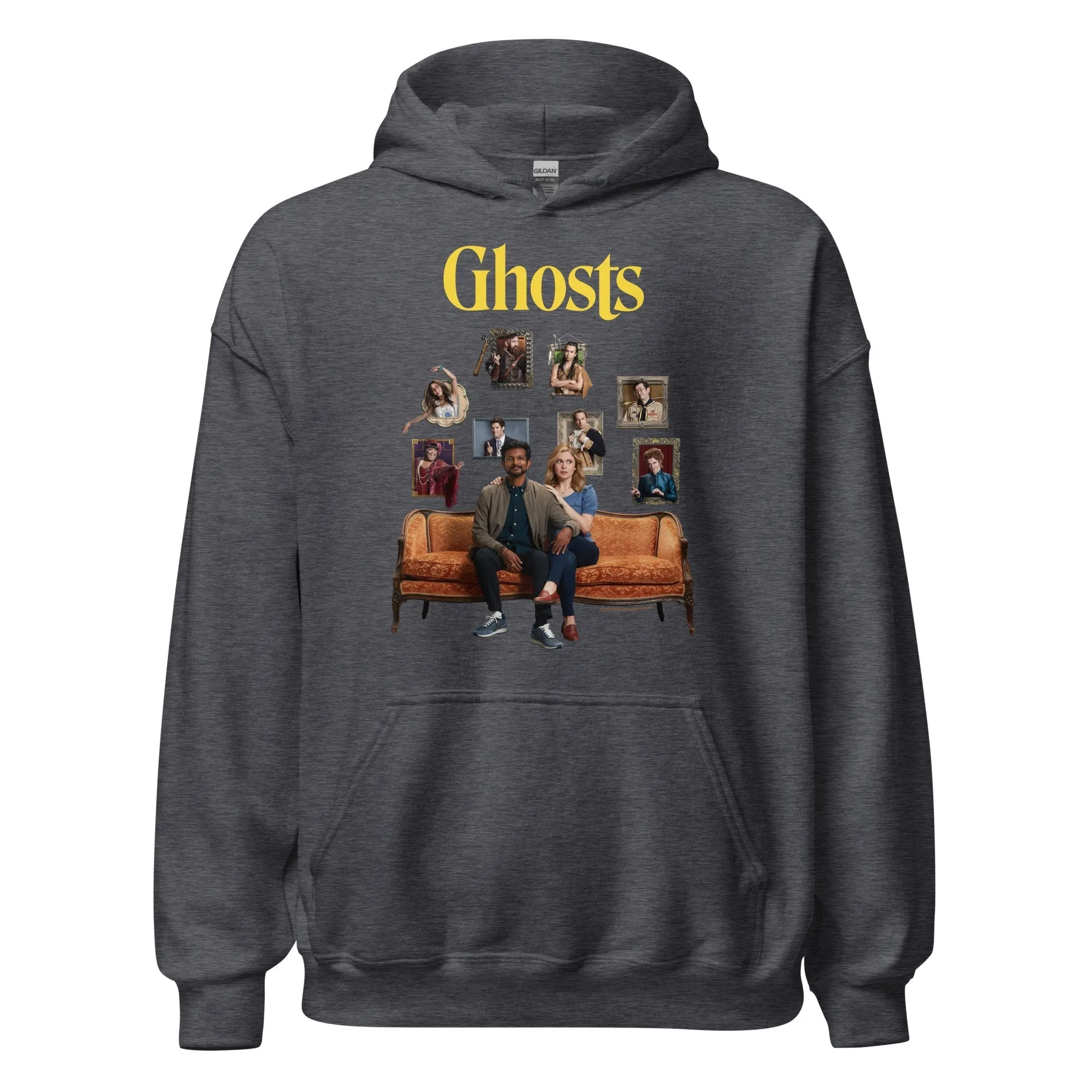 Ghosts Portraits Unisex Hooded Sweatshirt