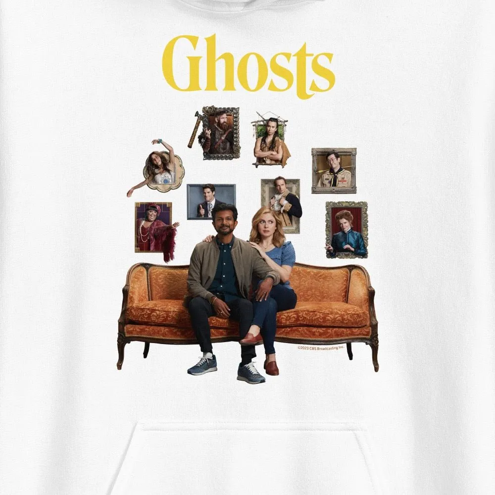 Ghosts Portraits Unisex Hooded Sweatshirt