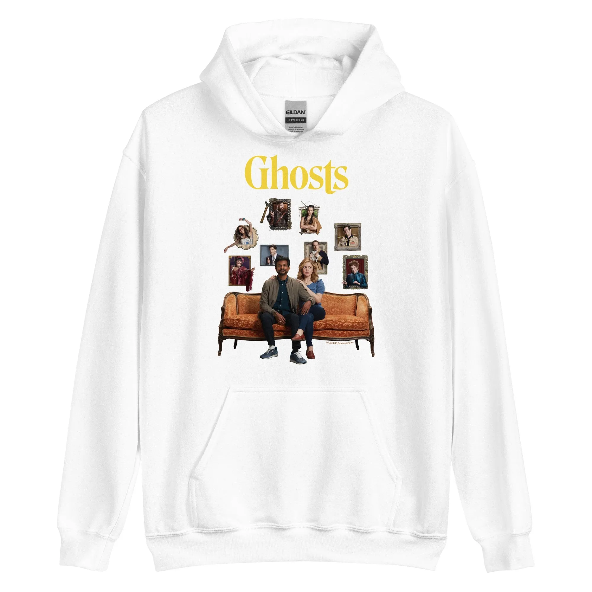 Ghosts Portraits Unisex Hooded Sweatshirt