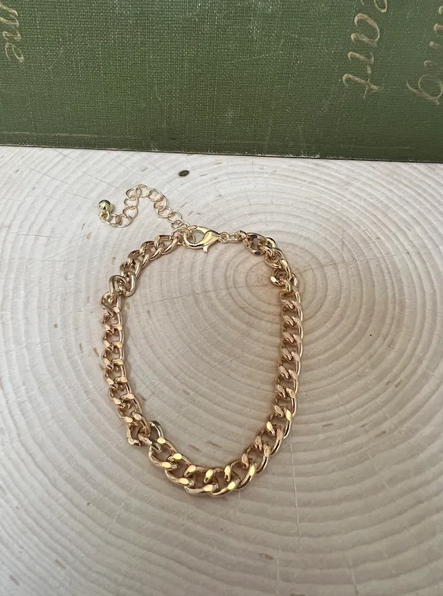 Gold Cable Bracelet