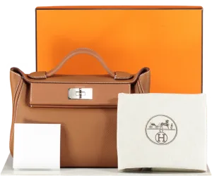 Herms 24/24 29 Gold with Gold Hardware Handbag BOX FRESH