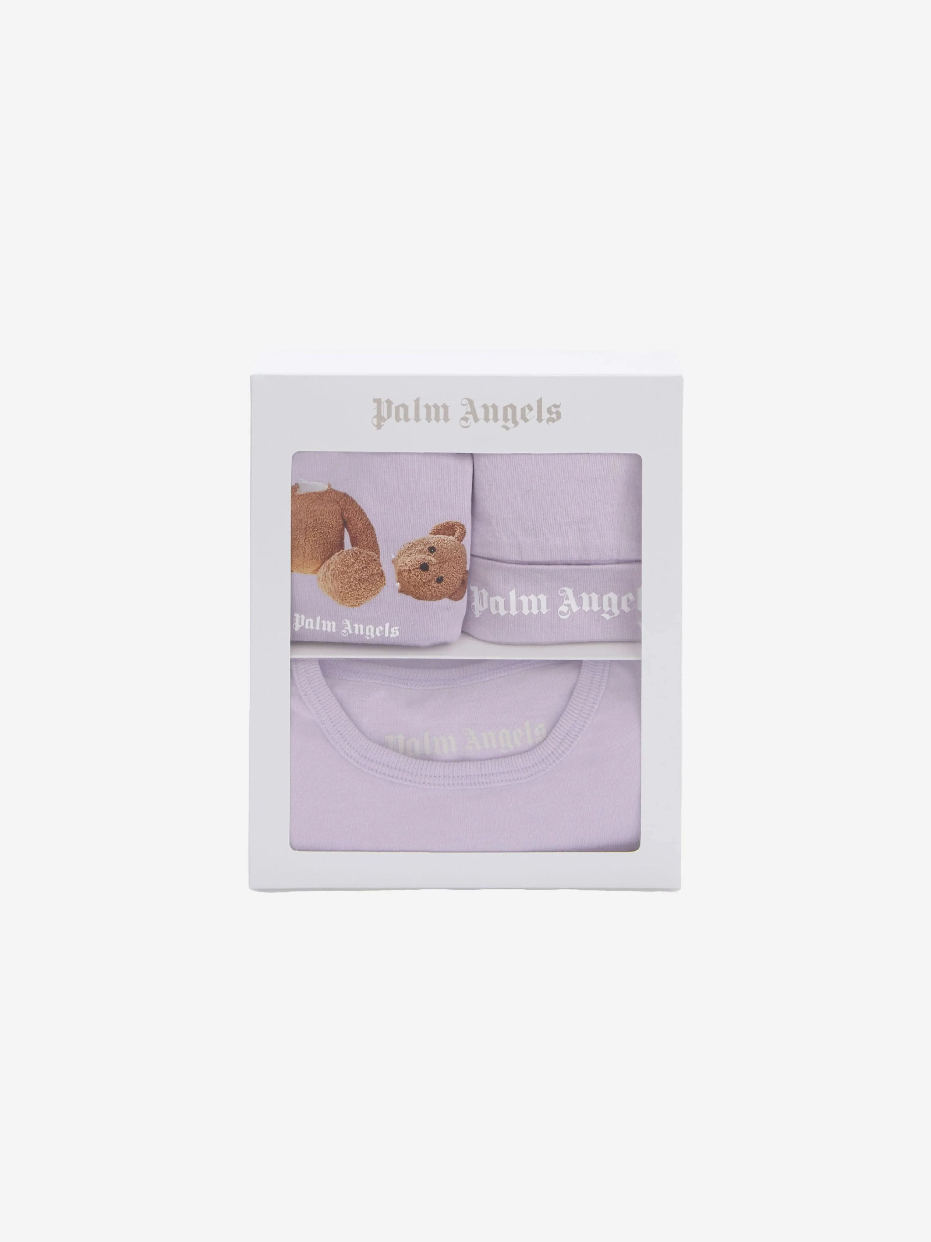 Palm Angels Baby Girls Tri-Pack Gift Set in Purple