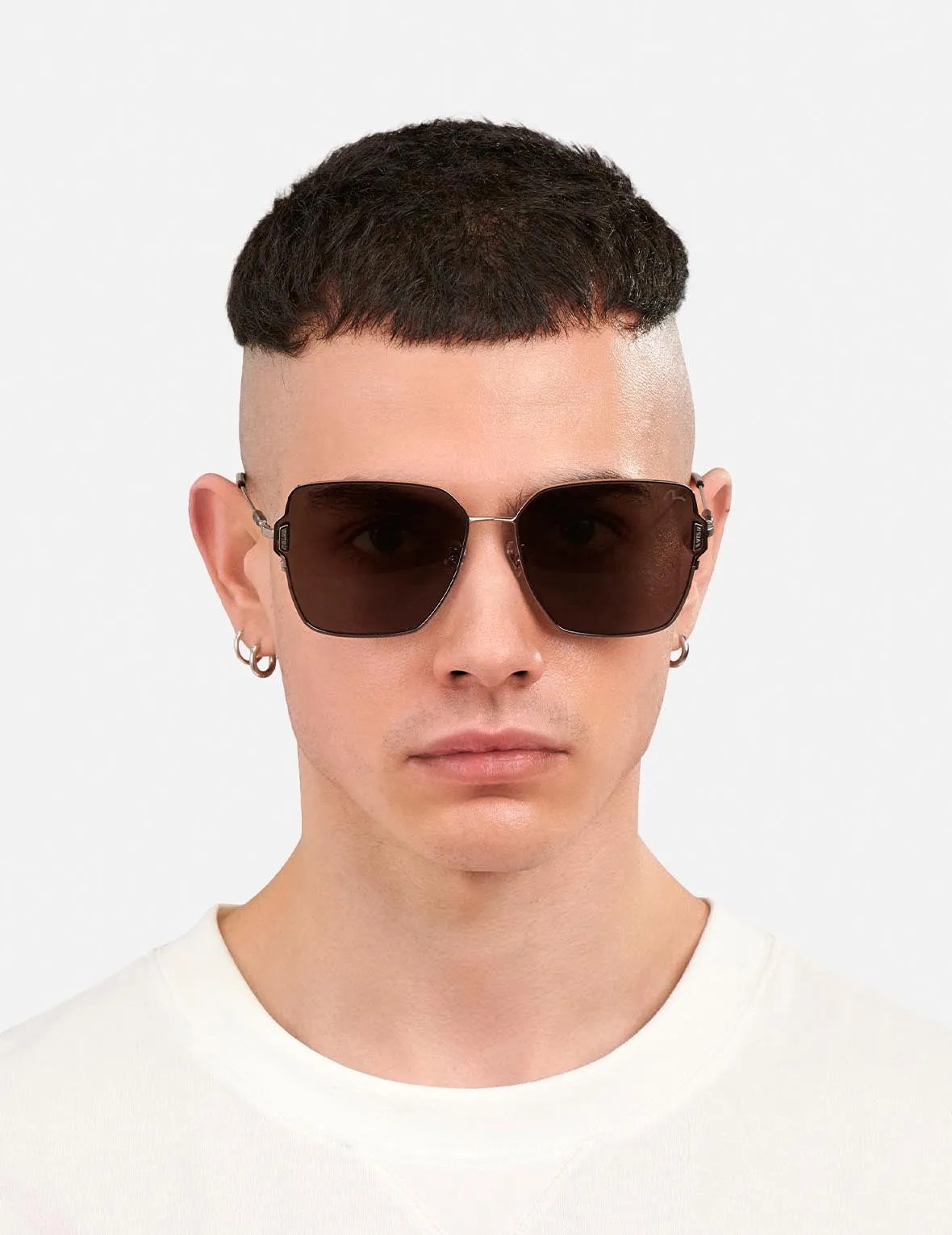 Seagull Hardware Square Metal Sunglasses