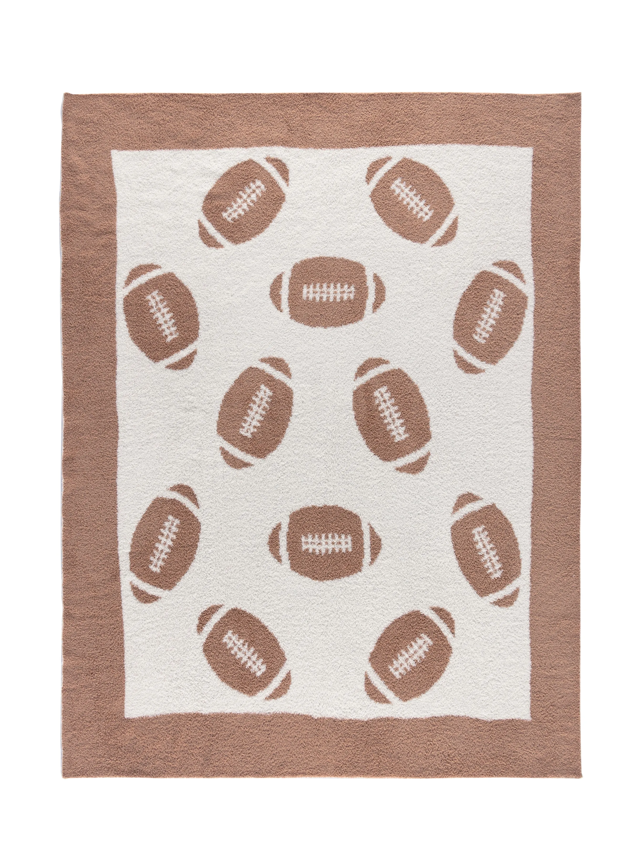 Shiraleah Game Day Reversible Throw, Tan