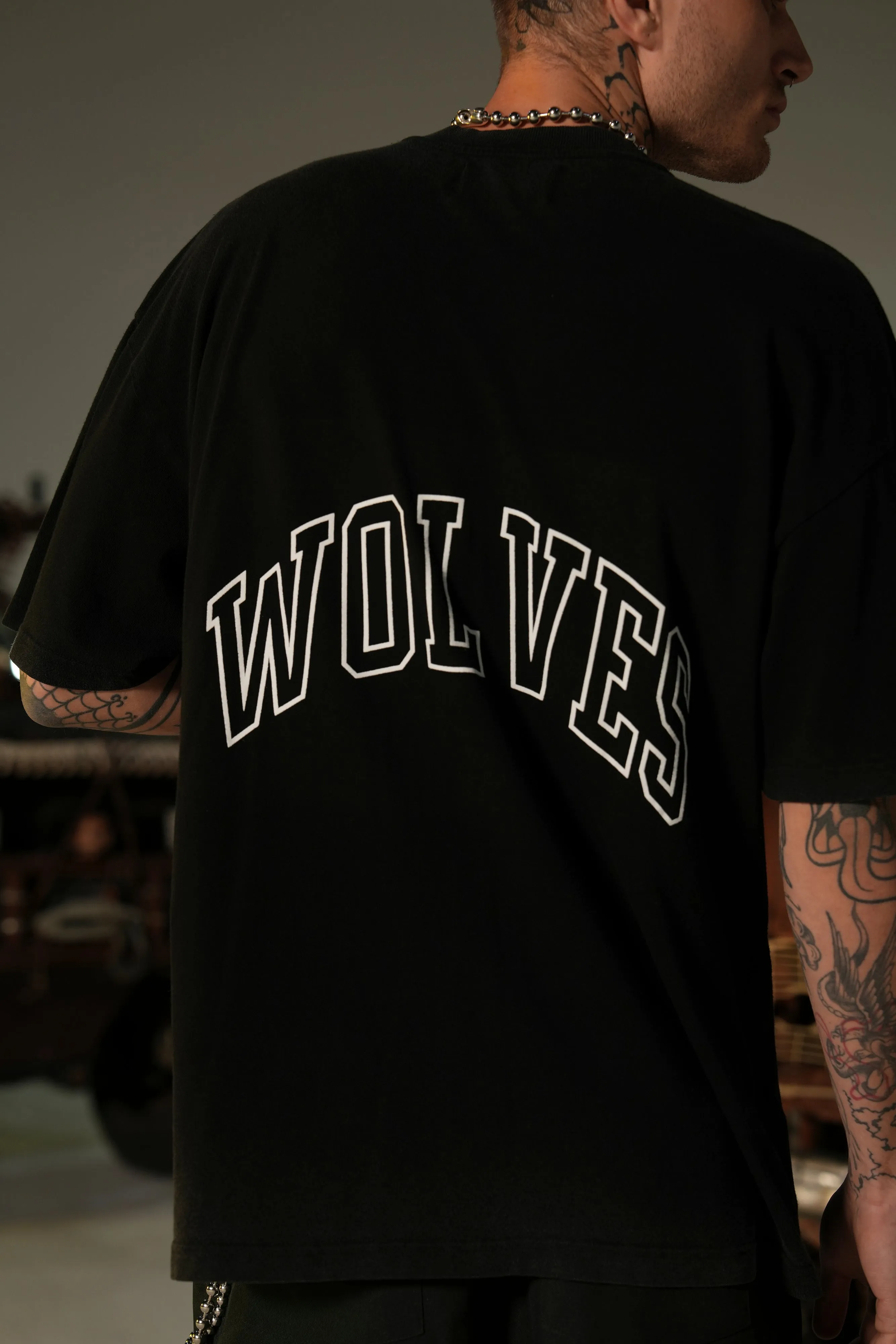 Son Of Odin "Premium" Oversized Tee in Black