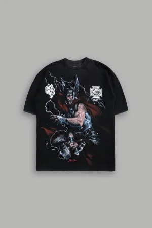 Son Of Odin "Premium" Oversized Tee in Black