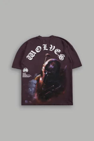 The Hunter "Premium" Oversized Tee in Darc Purple