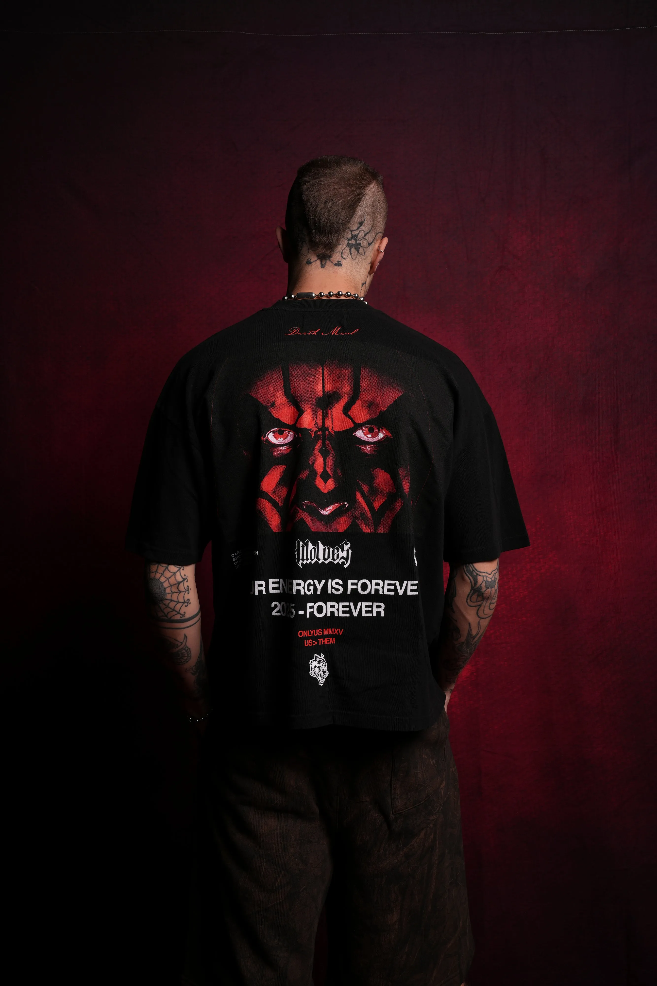 The Phantom Menace "Box Cut" Tee in Black